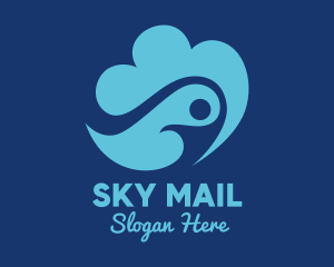 Human Sky Cloud  logo design