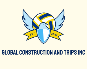 Tournament - Volleyball League Eagle logo design