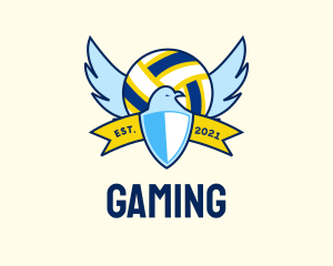Sports Gear - Volleyball League Eagle logo design