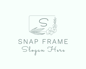 Floral Nature Frame logo design