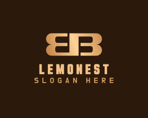 Economic - Generic Premium Letter EB Company logo design