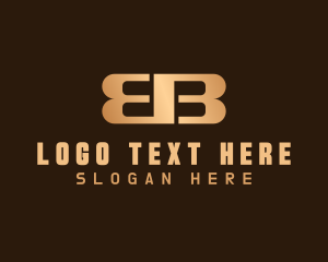 Invest - Generic Premium Letter EB Company logo design