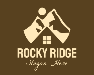 Rocky - Mountain House Chalet logo design