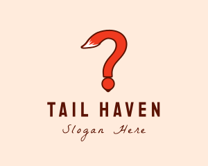 Tail - Fox Question Tail logo design