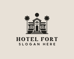 Hotel Residence Accommodation logo design