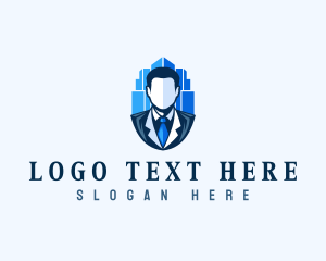 Suit - Business Manager Entrepreneur logo design