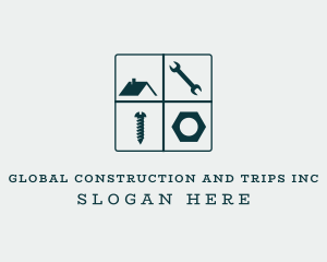 Contstruction - Home Construction Tools logo design