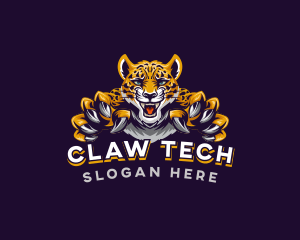 Claw - Leopard Claw Gaming logo design