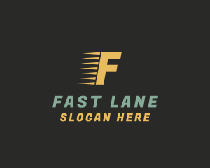 Fast Logistics Delivery logo design