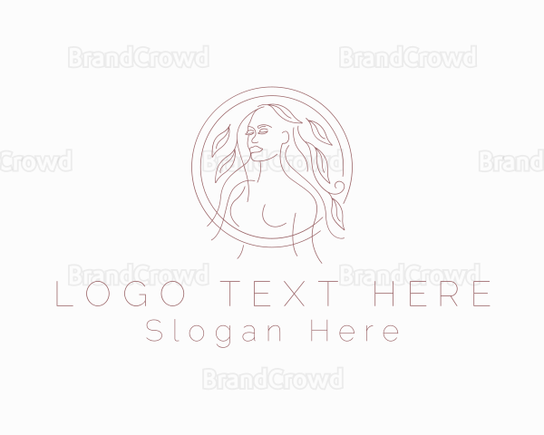 Natural Female Facial Spa Logo