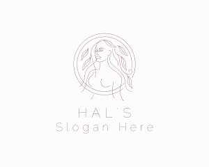 Natural Female Facial Spa Logo