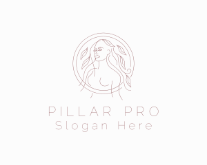 Natural Female Facial Spa Logo