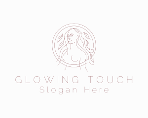 Facial - Natural Female Facial Spa logo design