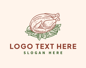 Roast - Roasted Turkey Poultry logo design