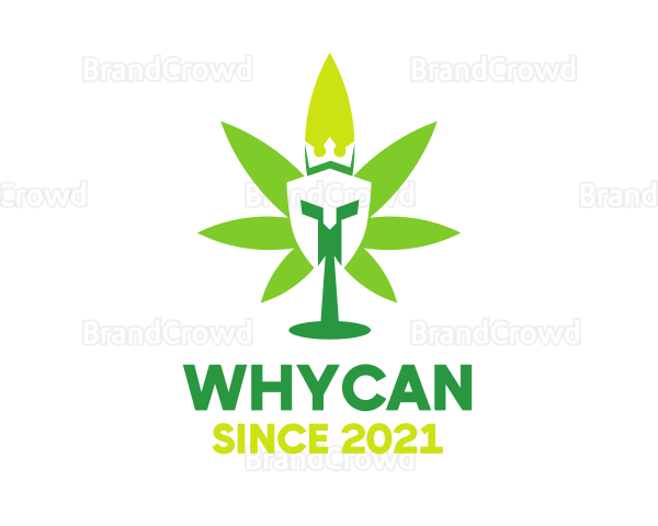Cannabis Spartan King Logo