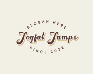 Simple Retro Script logo design