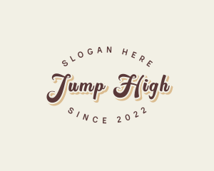 Simple Retro Script logo design