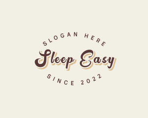 Simple Retro Script logo design