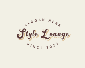 Simple Retro Script logo design