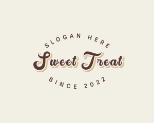 Simple Retro Script logo design