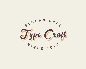 Simple Retro Script logo design