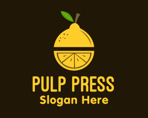 Lemon Juice Pulp logo design