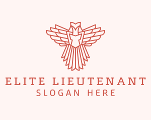 Lieutenant - Security Eagle Bird logo design