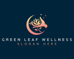 Floral Hand Spa logo design