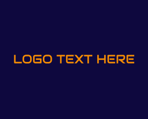 Orange - Modern Cyber Tech logo design