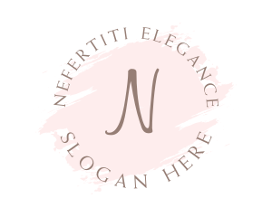 Feminine Brush Wellness logo design