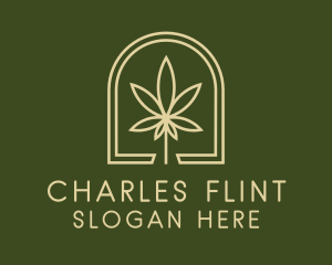 Marijuana Leaf Dispensary Logo