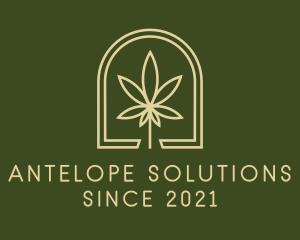 Marijuana Leaf Dispensary logo design