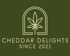 Marijuana Leaf Dispensary logo design