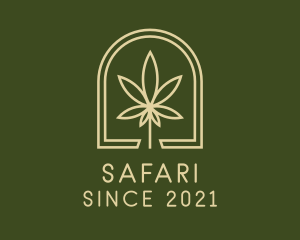 Marijuana Leaf Dispensary logo design