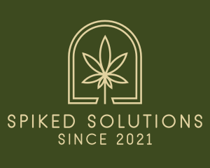 Marijuana Leaf Dispensary logo design