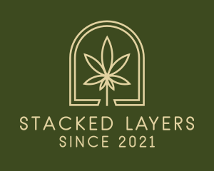 Marijuana Leaf Dispensary logo design