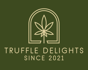 Marijuana Leaf Dispensary logo design