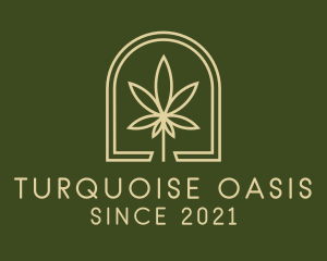 Marijuana Leaf Dispensary logo design