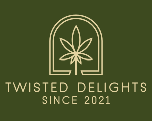 Marijuana Leaf Dispensary logo design