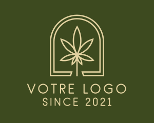 Marijuana Leaf Dispensary logo design