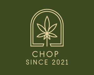 Marijuana Leaf Dispensary logo design
