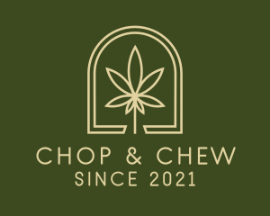 Marijuana Leaf Dispensary logo design