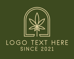 Farmer - Marijuana Leaf Dispensary logo design