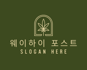 Marijuana Leaf Dispensary logo design