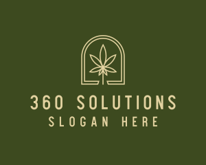 Marijuana Leaf Dispensary logo design