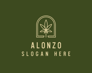 Marijuana Leaf Dispensary logo design