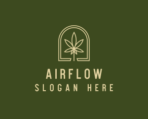 Marijuana Leaf Dispensary logo design