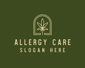 Marijuana Leaf Dispensary logo design