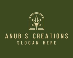 Marijuana Leaf Dispensary logo design