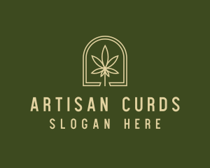 Marijuana Leaf Dispensary logo design